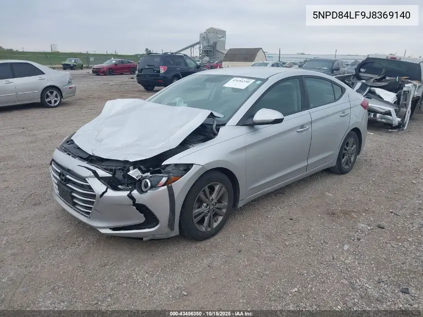 5NPD84LF9JH369140 2018 Hyundai Elantra Sel