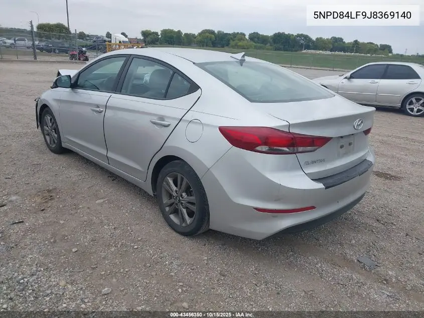 5NPD84LF9JH369140 2018 Hyundai Elantra Sel