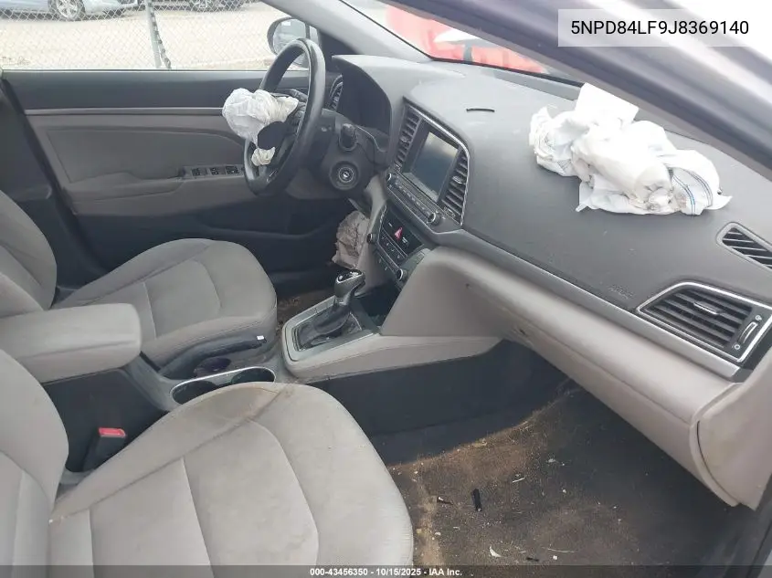 5NPD84LF9JH369140 2018 Hyundai Elantra Sel