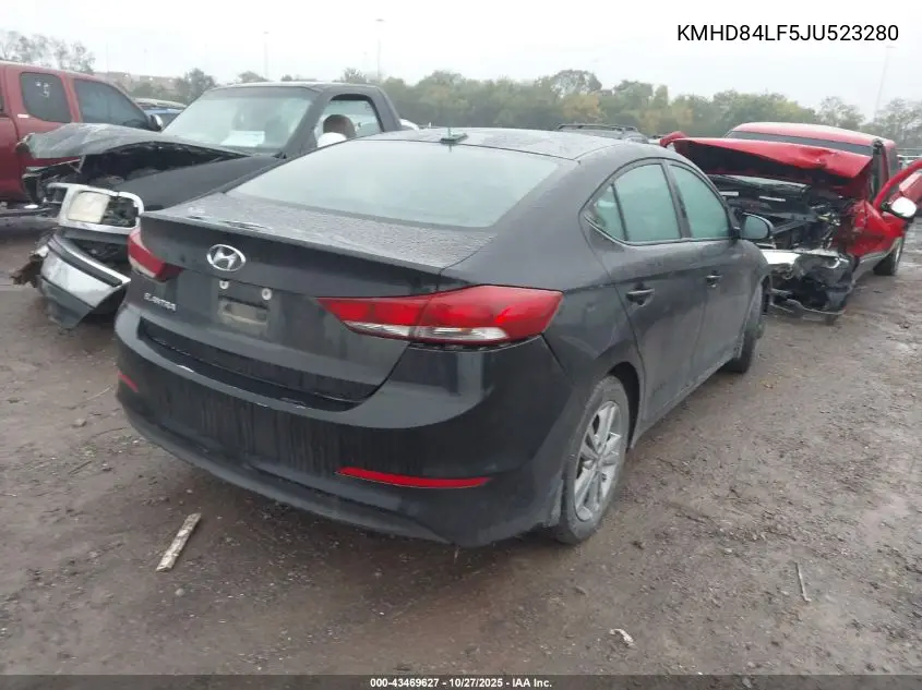 KMHD84LF5JU523280 2018 Hyundai Elantra Value Edition