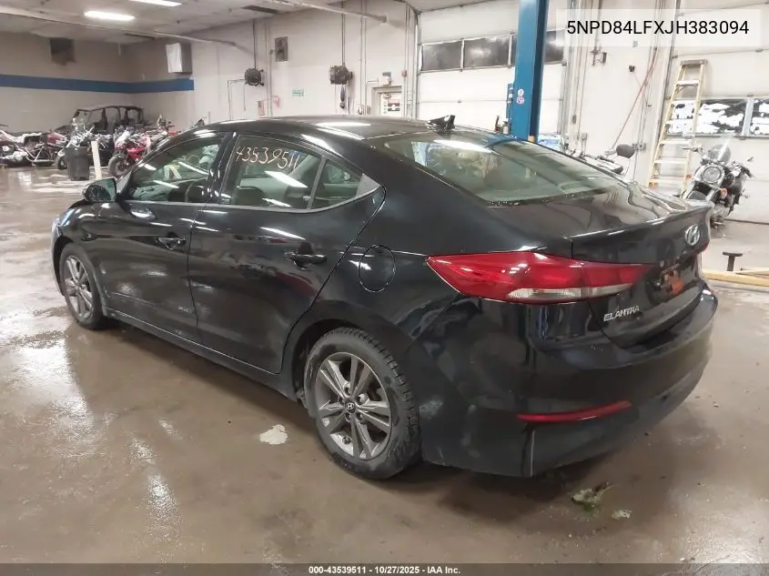 5NPD84LFXJH383094 2018 Hyundai Elantra Sel