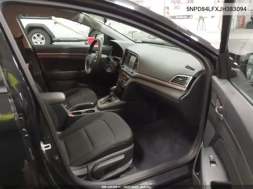 5NPD84LFXJH383094 2018 Hyundai Elantra Sel