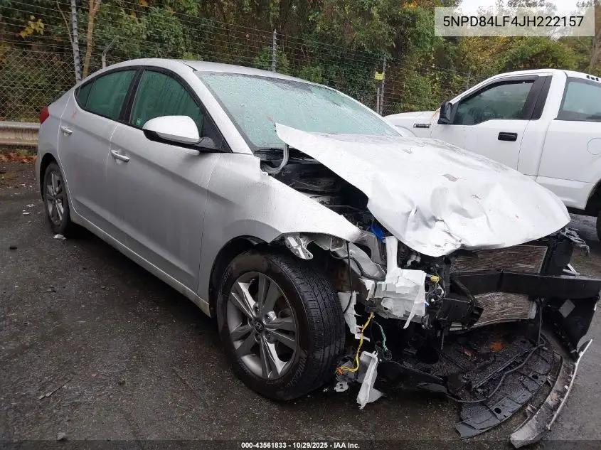 5NPD84LF4JH222157 2018 Hyundai Elantra Sel