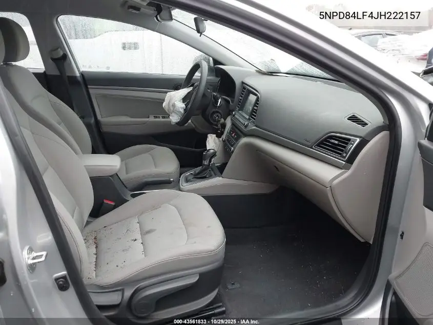 5NPD84LF4JH222157 2018 Hyundai Elantra Sel