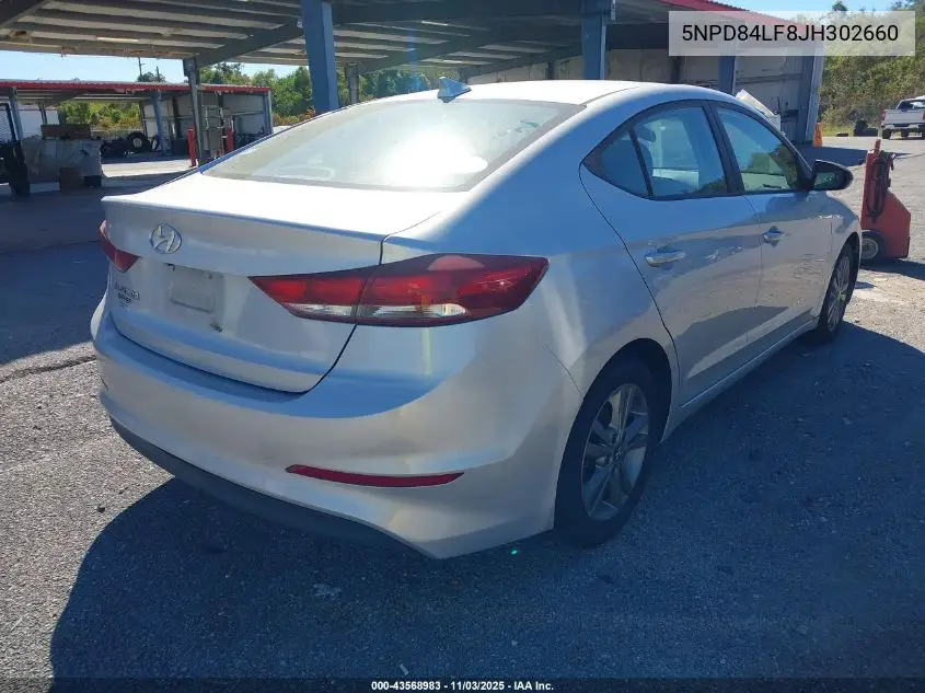 5NPD84LF8JH302660 2018 Hyundai Elantra Sel