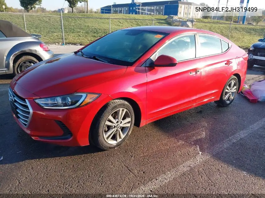 5NPD84LF2JH319499 2018 Hyundai Elantra Sel