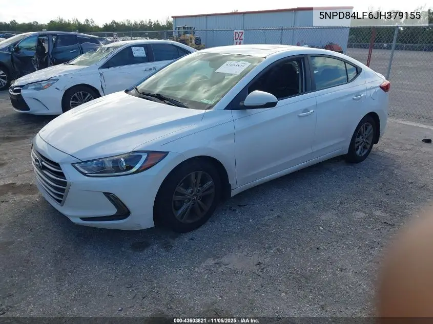 5NPD84LF6JH379155 2018 Hyundai Elantra Value Edition