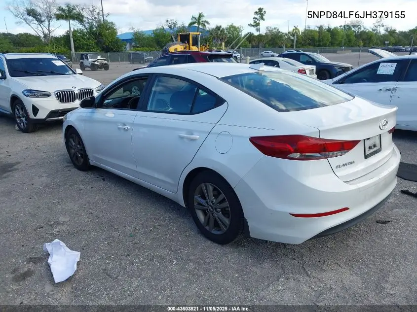 5NPD84LF6JH379155 2018 Hyundai Elantra Value Edition