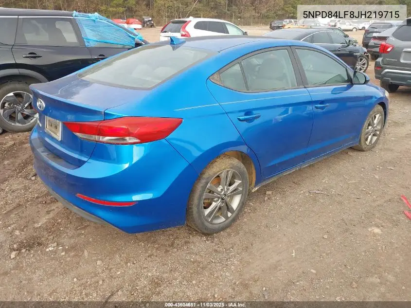 5NPD84LF8JH219715 2018 Hyundai Elantra Sel