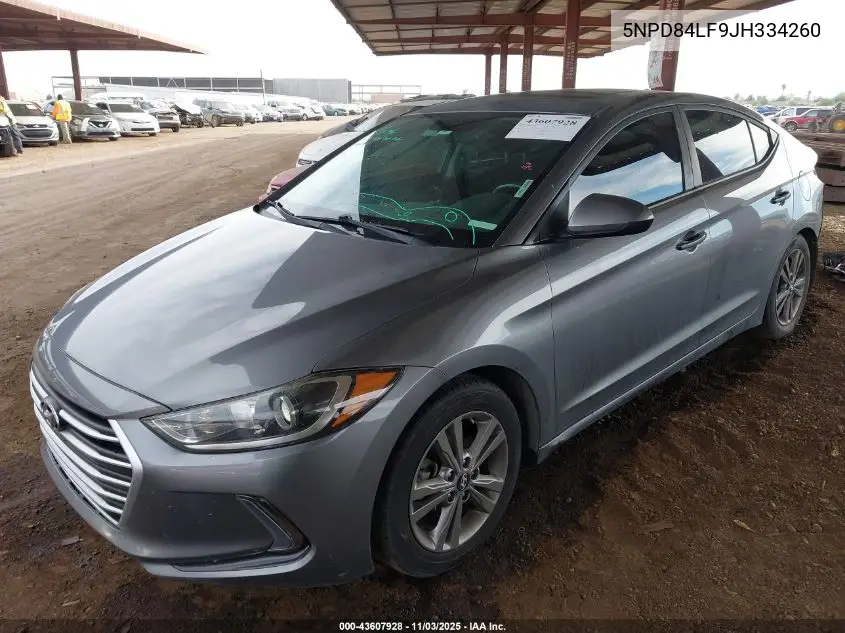 5NPD84LF9JH334260 2018 Hyundai Elantra Value Edition