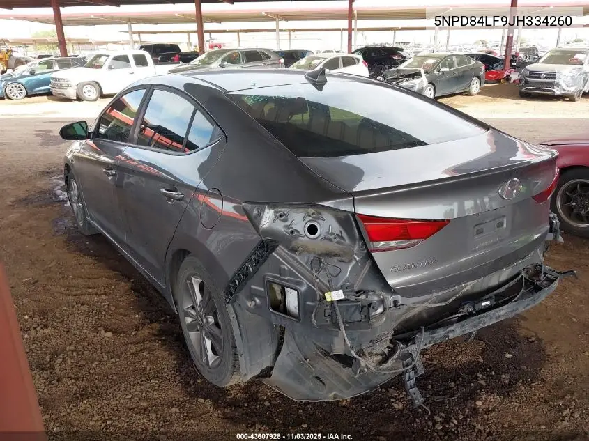 5NPD84LF9JH334260 2018 Hyundai Elantra Value Edition