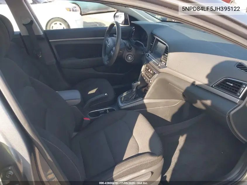 5NPD84LF5JH395122 2018 Hyundai Elantra Sel
