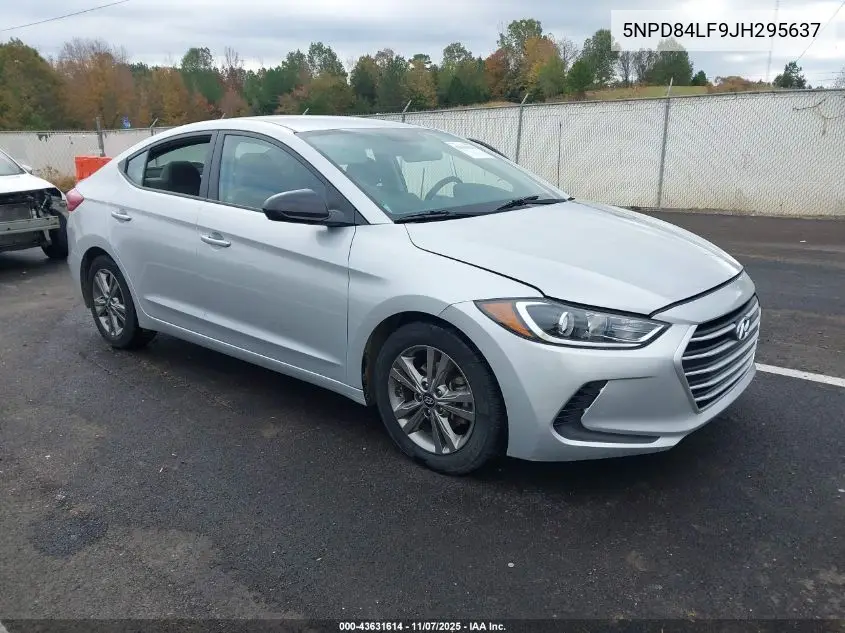 5NPD84LF9JH295637 2018 Hyundai Elantra Sel