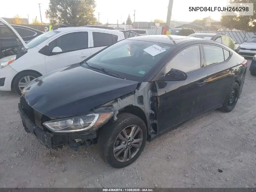 5NPD84LF0JH266298 2018 Hyundai Elantra Value Edition