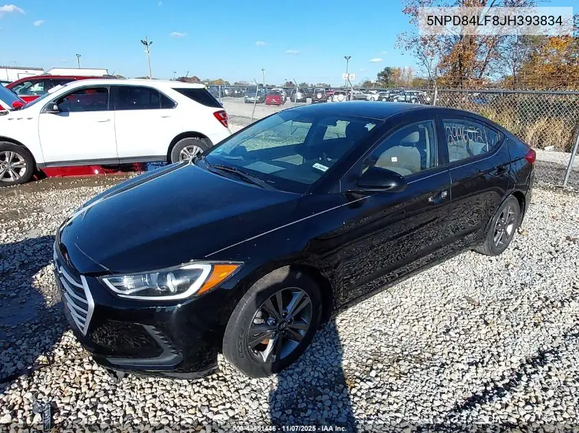 5NPD84LF8JH393834 2018 Hyundai Elantra Sel