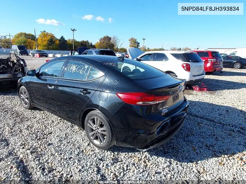5NPD84LF8JH393834 2018 Hyundai Elantra Sel