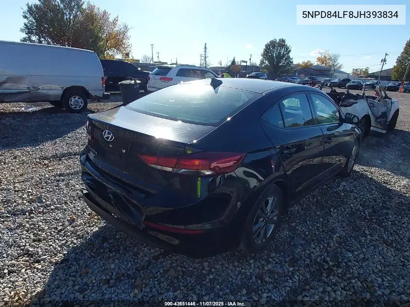 5NPD84LF8JH393834 2018 Hyundai Elantra Sel