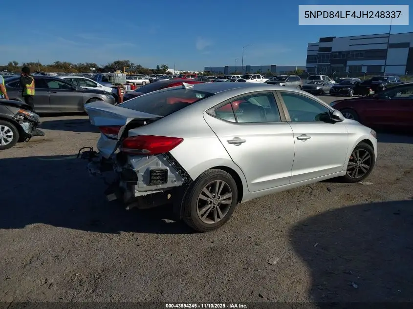 5NPD84LF4JH248337 2018 Hyundai Elantra Sel