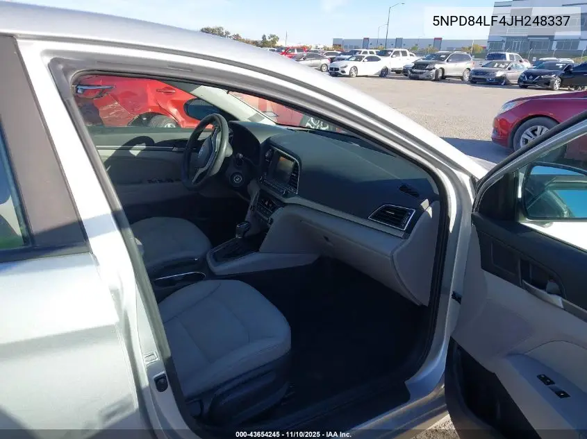 5NPD84LF4JH248337 2018 Hyundai Elantra Sel