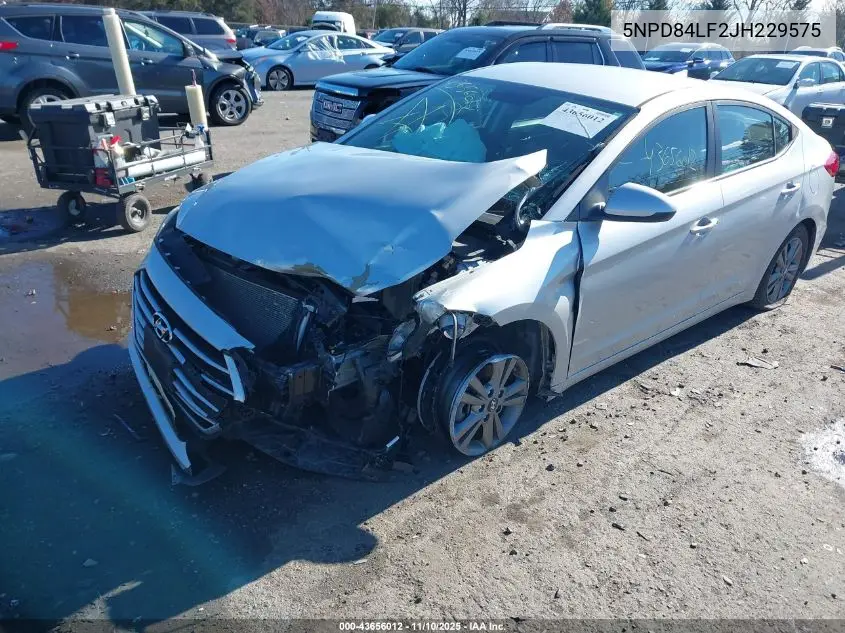5NPD84LF2JH229575 2018 Hyundai Elantra Sel