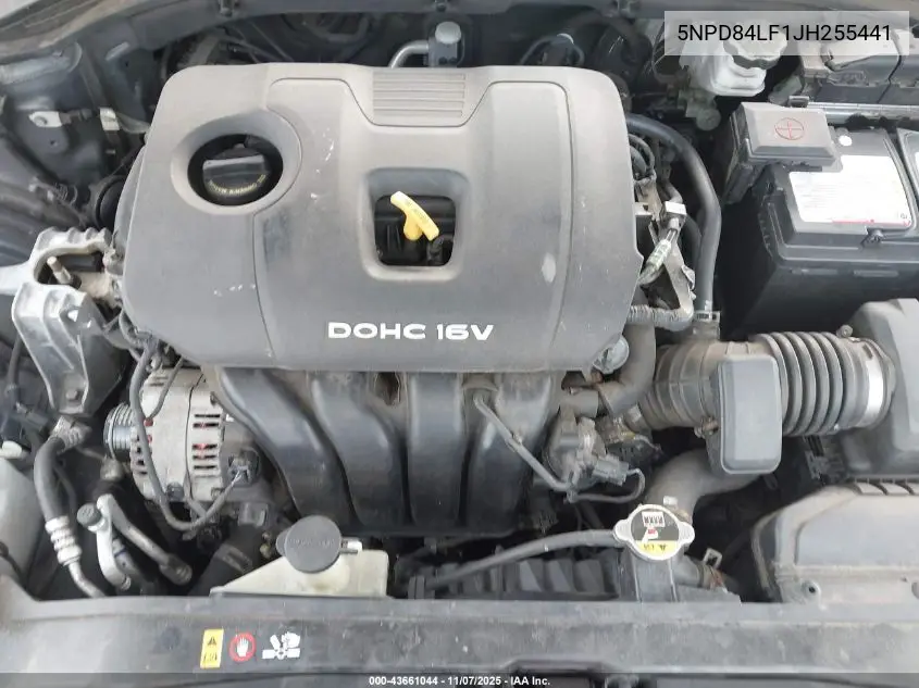 5NPD84LF1JH255441 2018 Hyundai Elantra Sel