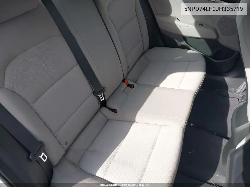 5NPD74LF0JH335719 2018 Hyundai Elantra Se