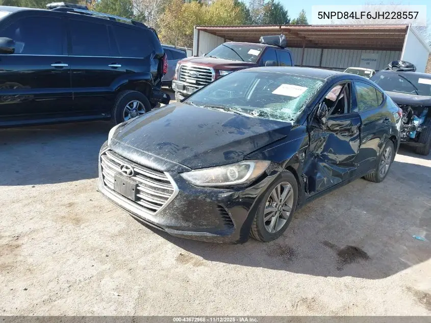 5NPD84LF6JH228557 2018 Hyundai Elantra Sel
