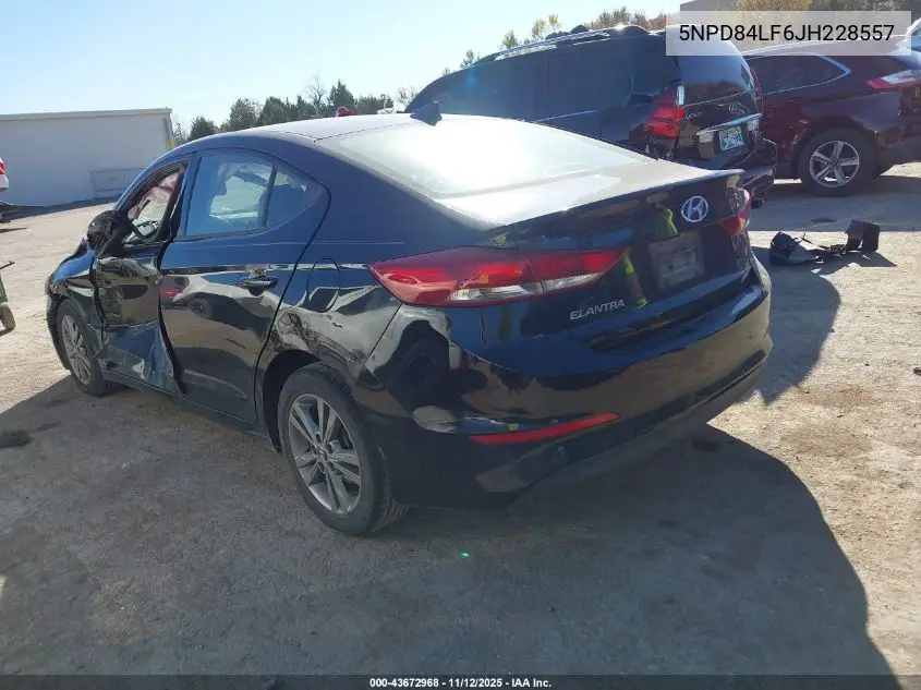 5NPD84LF6JH228557 2018 Hyundai Elantra Sel