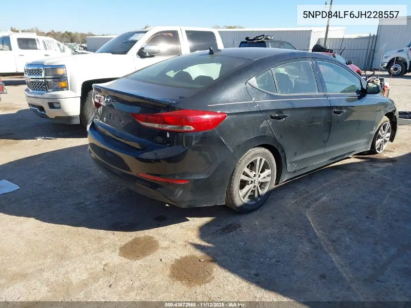 5NPD84LF6JH228557 2018 Hyundai Elantra Sel