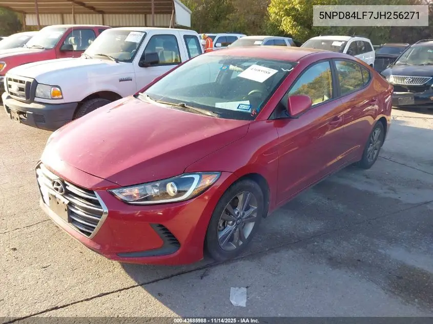 5NPD84LF7JH256271 2018 Hyundai Elantra Sel