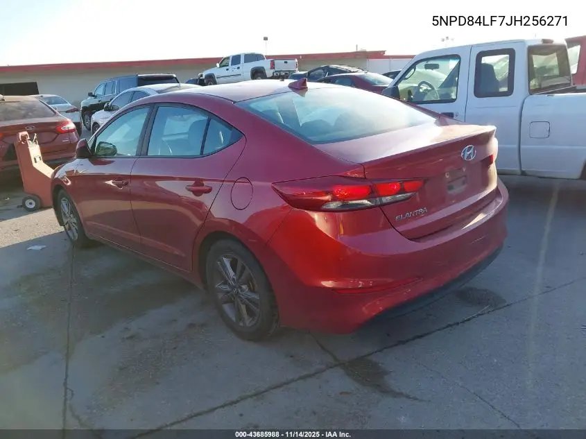 5NPD84LF7JH256271 2018 Hyundai Elantra Sel