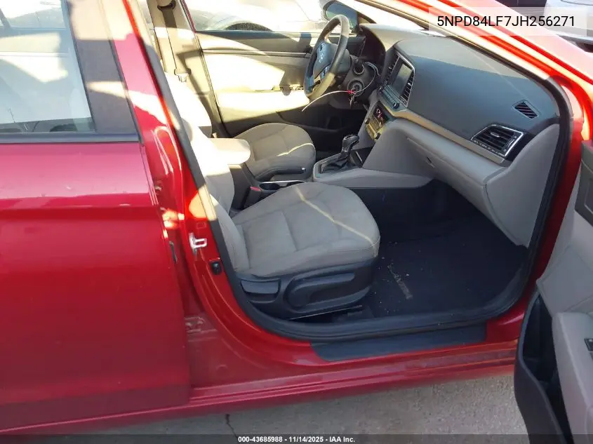 5NPD84LF7JH256271 2018 Hyundai Elantra Sel