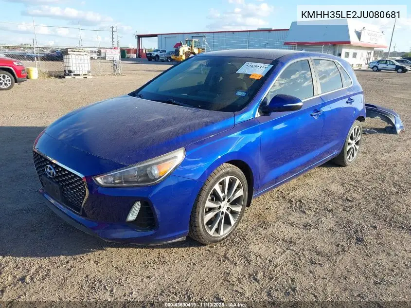 KMHH35LE2JU080681 2018 Hyundai Elantra Gt