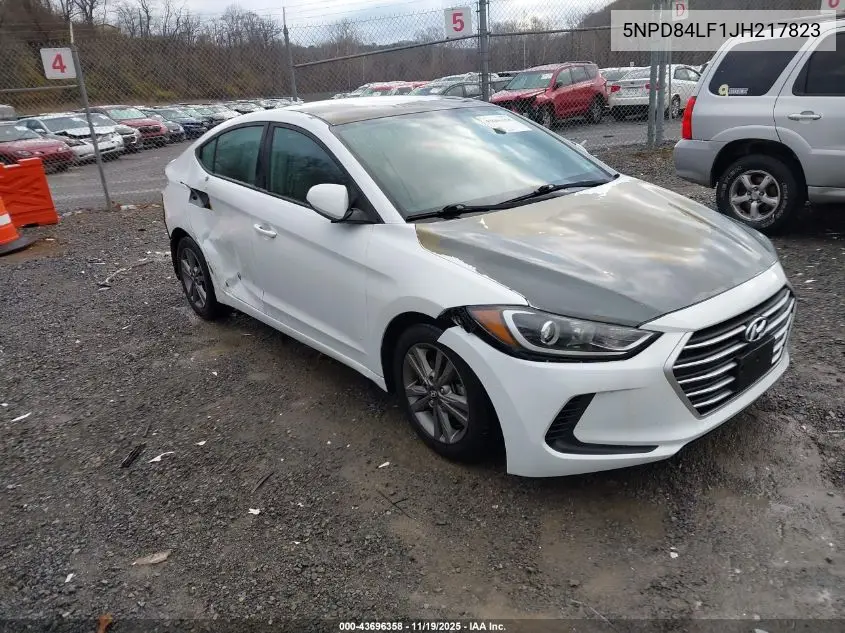 5NPD84LF1JH217823 2018 Hyundai Elantra Sel