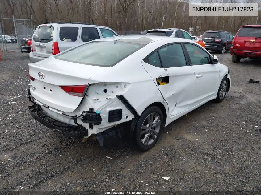 5NPD84LF1JH217823 2018 Hyundai Elantra Sel