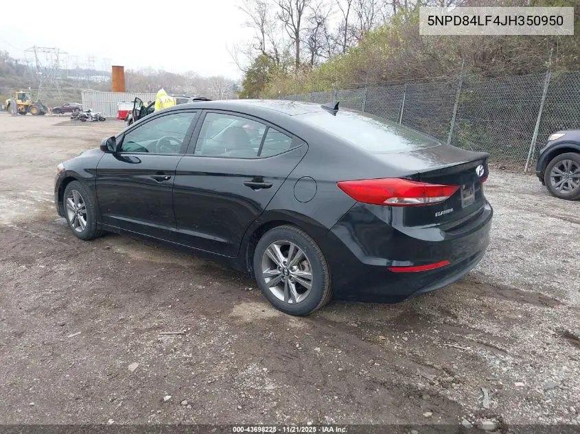 5NPD84LF4JH350950 2018 Hyundai Elantra Value Edition