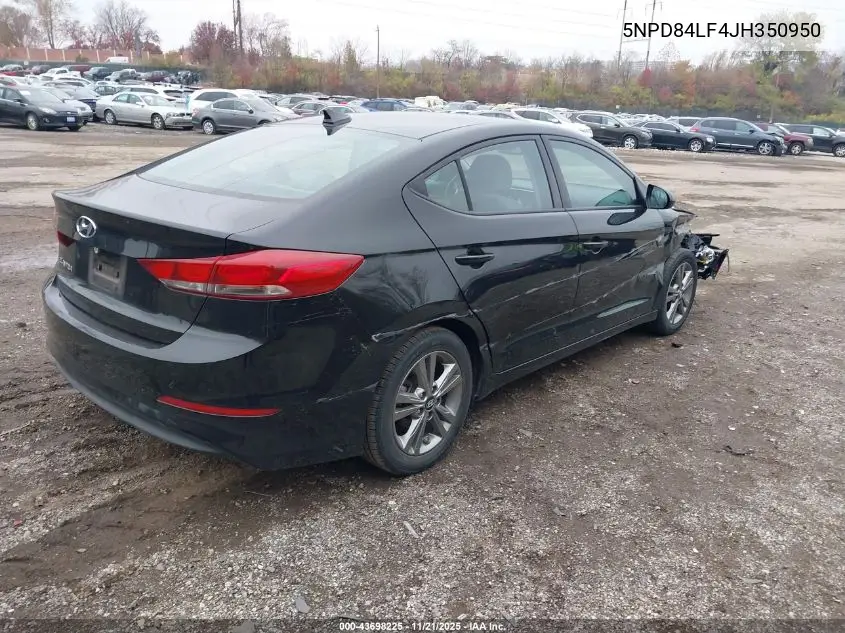 5NPD84LF4JH350950 2018 Hyundai Elantra Value Edition
