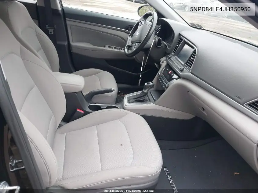 5NPD84LF4JH350950 2018 Hyundai Elantra Value Edition