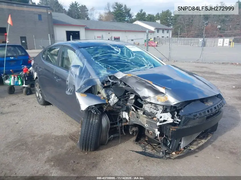 5NPD84LF5JH272999 2018 Hyundai Elantra Value Edition