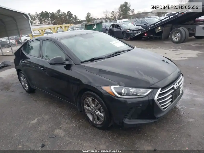 5NPD84LF2JH365656 2018 Hyundai Elantra Sel