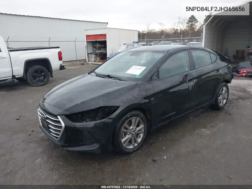 5NPD84LF2JH365656 2018 Hyundai Elantra Sel