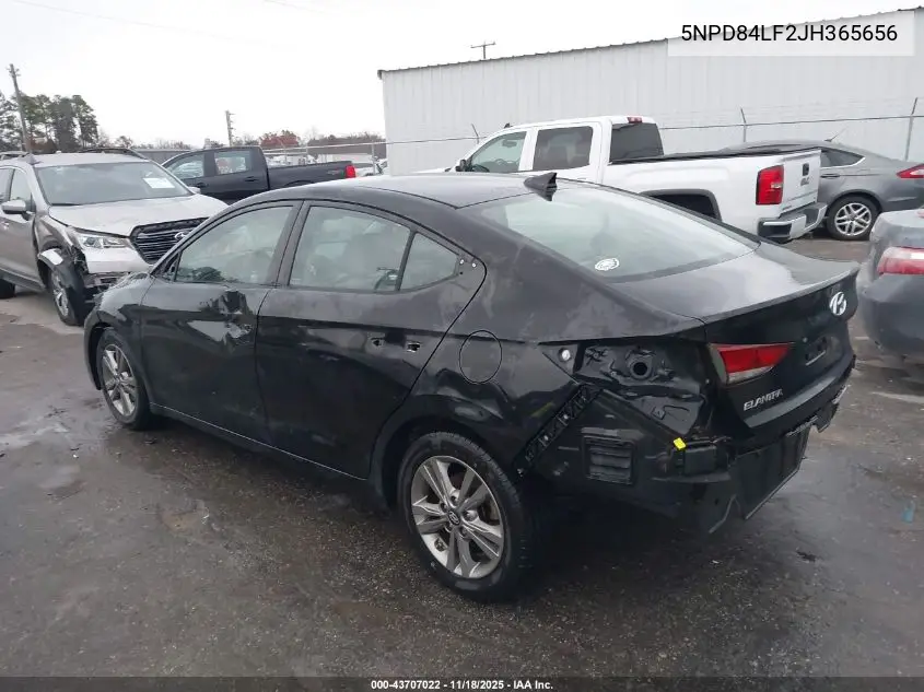 5NPD84LF2JH365656 2018 Hyundai Elantra Sel