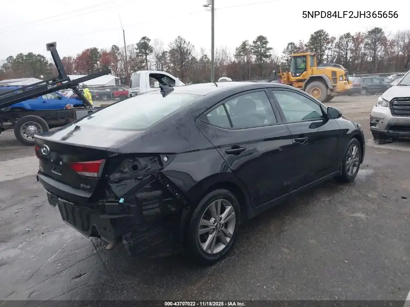 5NPD84LF2JH365656 2018 Hyundai Elantra Sel