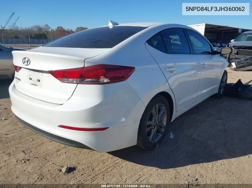 5NPD84LF3JH360062 2018 Hyundai Elantra Value Edition