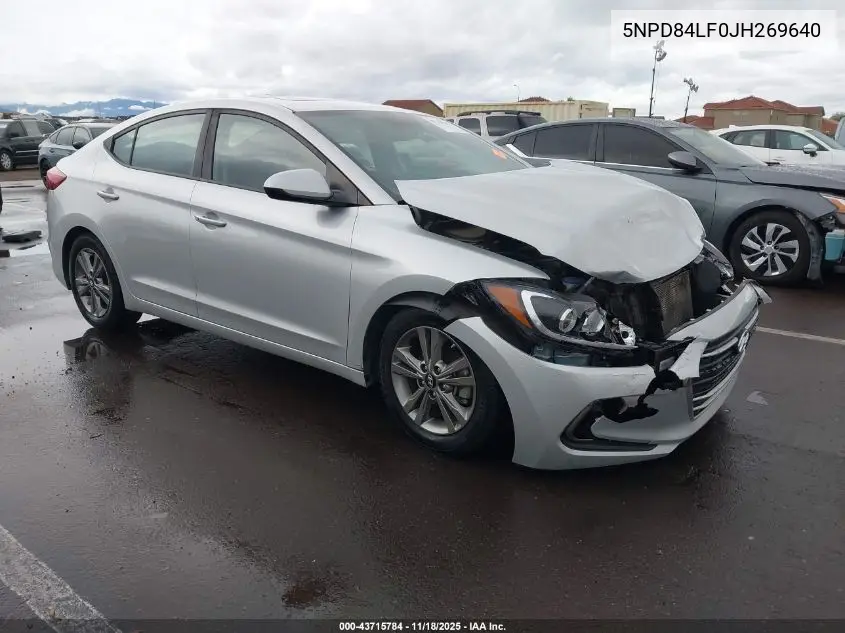 5NPD84LF0JH269640 2018 Hyundai Elantra Value Edition