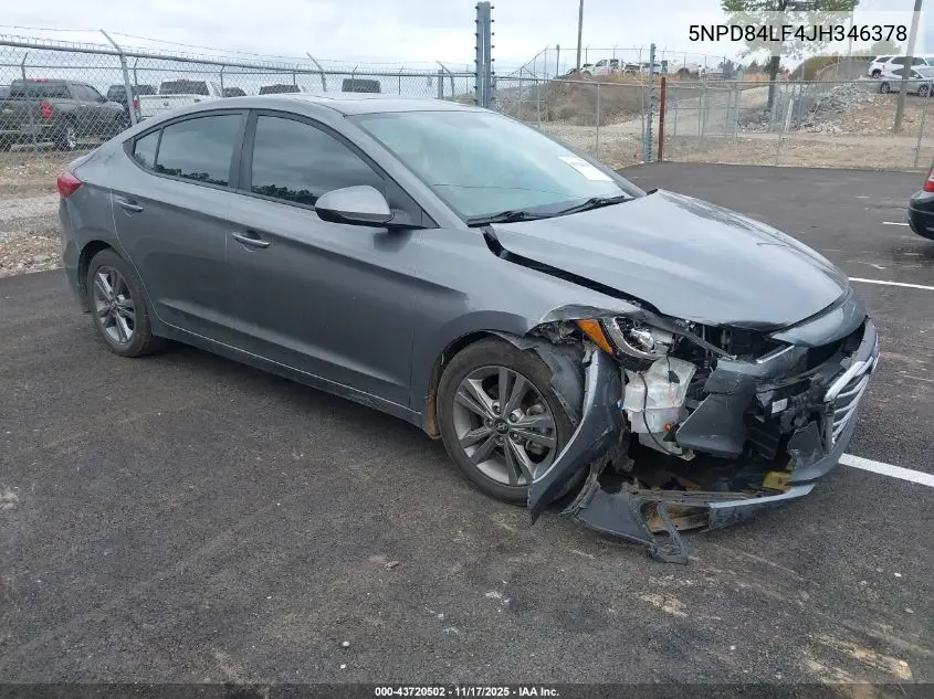 5NPD84LF4JH346378 2018 Hyundai Elantra Value Edition