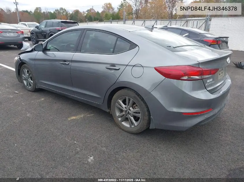 5NPD84LF4JH346378 2018 Hyundai Elantra Value Edition
