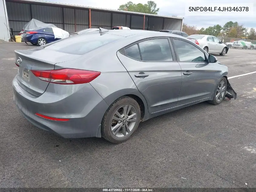 5NPD84LF4JH346378 2018 Hyundai Elantra Value Edition