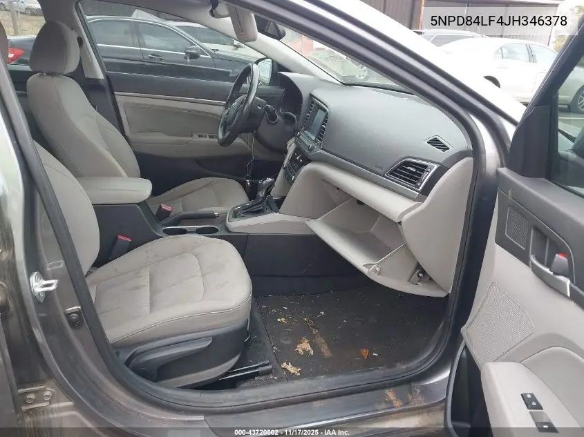 5NPD84LF4JH346378 2018 Hyundai Elantra Value Edition