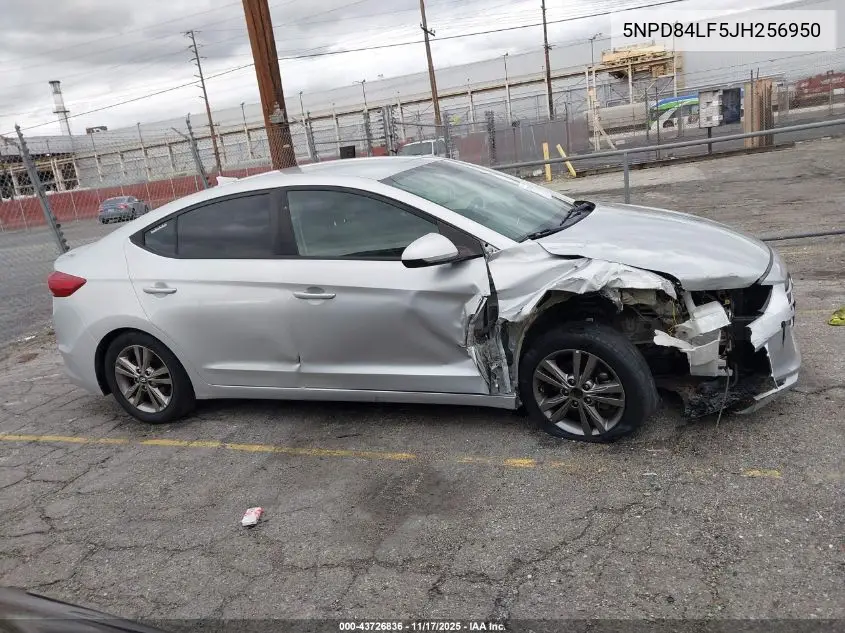 5NPD84LF5JH256950 2018 Hyundai Elantra Sel